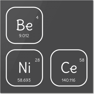 Funny Periodic Table Science Humor T-Shirt Posters and Art